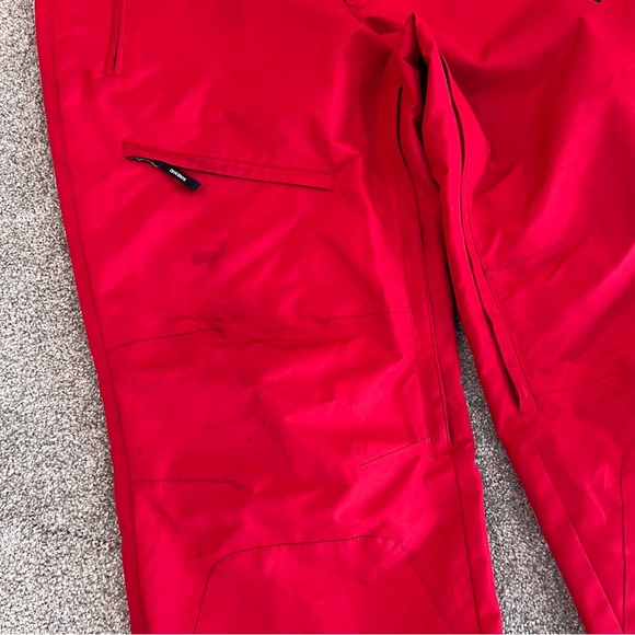 Descente Men’s Ski Snow Pants Size Large Red Style-D5-8154EB Outdoor Zip $199 , - Picture 5 of 16